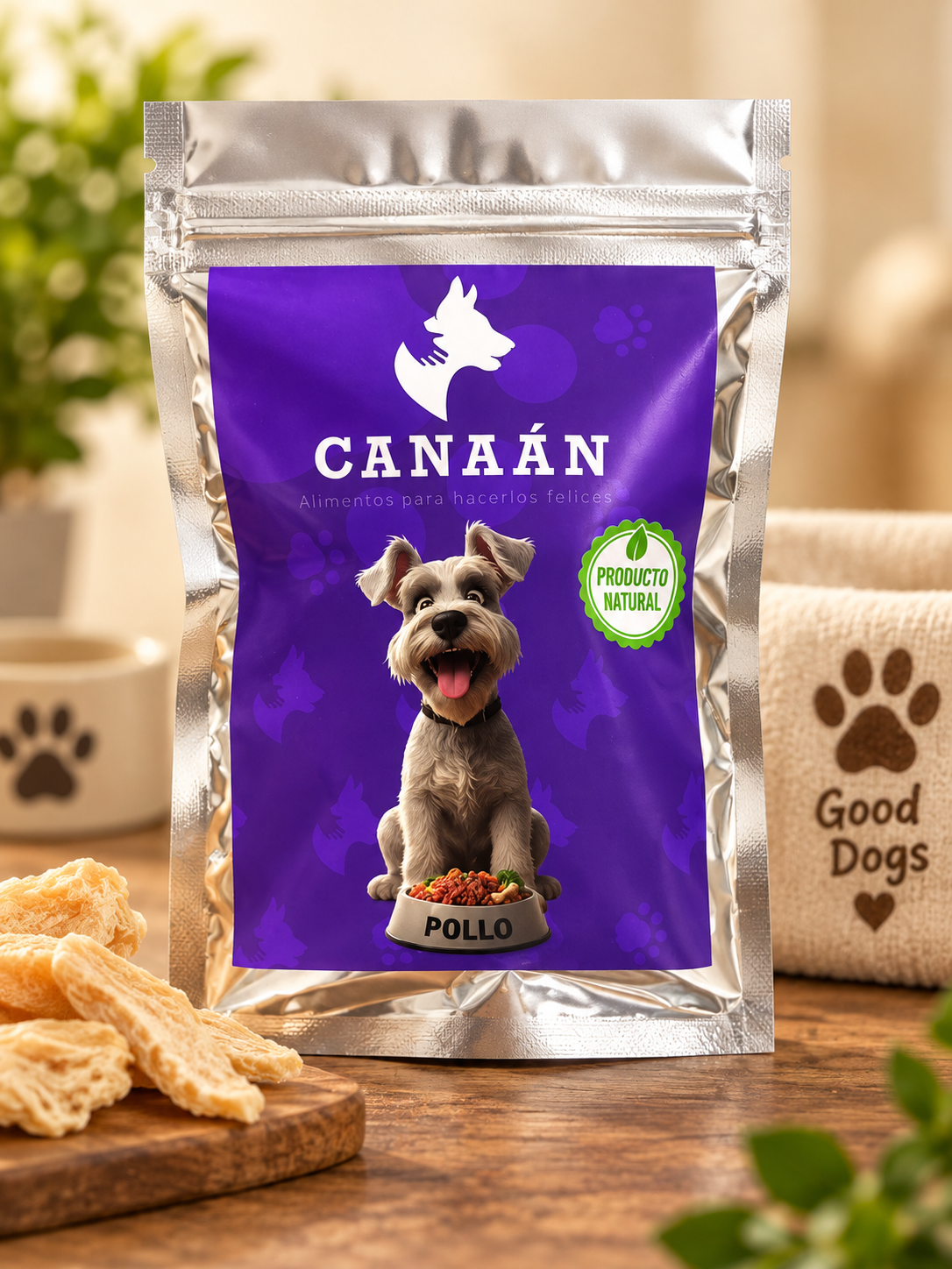 Premios de pechuga de pollo liofilizada para perros y gatos | 30 g por paquete